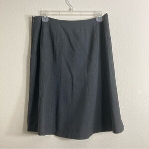Calvin Klein A-Line Circle Skirt - Gray - Size 10